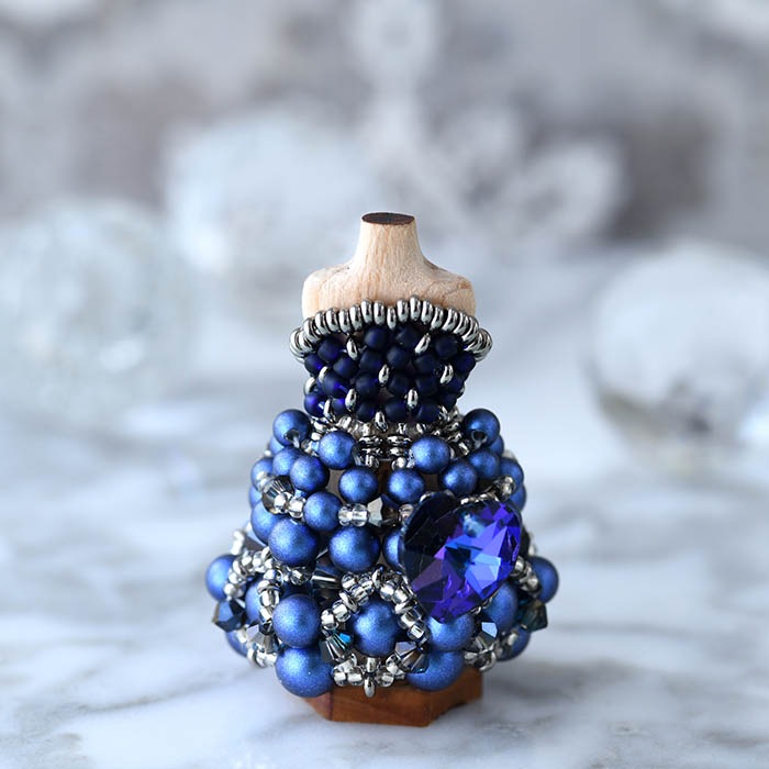 ��12/18 �����١� �ӡ������ƥå��Ǻ��ϥ˥���ȥ륽���ɥ쥹���롼�������֥롼�� �ں�ȡ�����������Mai My Beads�ˡ�