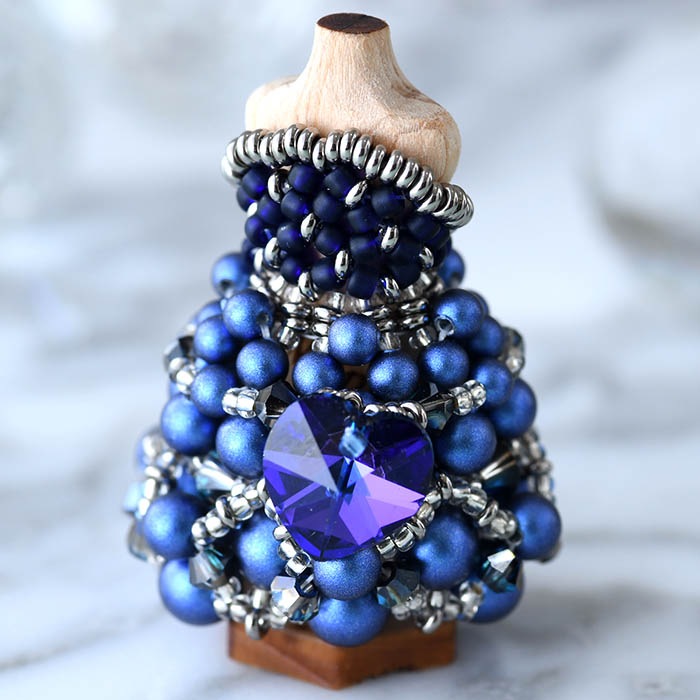 ��12/18 �����١� �ӡ������ƥå��Ǻ��ϥ˥���ȥ륽���ɥ쥹���롼�������֥롼�� �ں�ȡ�����������Mai My Beads�ˡ�