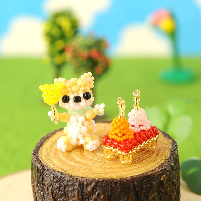 ポメラニアンのわくわくハンドベル 【ビーズマニア】 | アイテムで探す