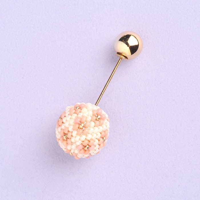 flourball pin brooch�ʥԥ󥯡�  �ں�ȡ�����������atelier embellir�ˡ�