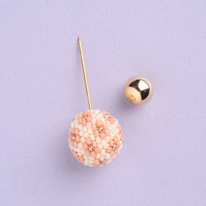 flourball pin brooch�ʥԥ󥯡�  �ں�ȡ�����������atelier embellir�ˡ�