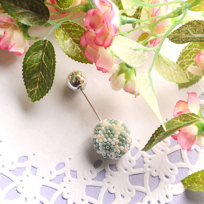 flourball pin brooch�ʥߥ�ȡ�  �ں�ȡ�����������atelier embellir�ˡ�