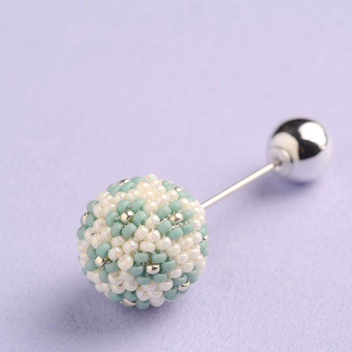 flourball pin brooch�ʥߥ�ȡ�  �ں�ȡ�����������atelier embellir�ˡ�