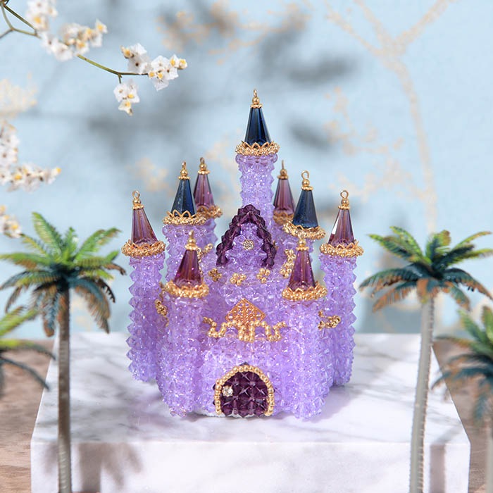 定番人気 クリスタルキャッスル 作家 ちばのぶよ ビーズ キット 材料セット ハンドメイド 手芸 お城 メルヘン 童話 おとぎ話 送料無料 人気特価激安 Ozsanferforje Com