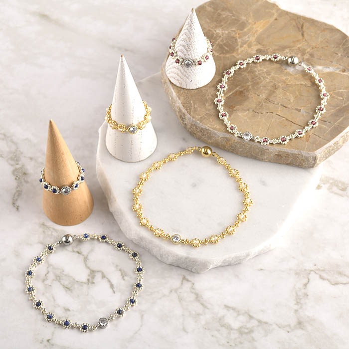 Petit stone Ring �� Bracelet �ں�ȡ����ΤϤ�ߤ��Little��B��.�ˡ�