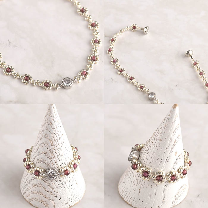 Petit stone Ring �� Bracelet �ں�ȡ����ΤϤ�ߤ��Little��B��.�ˡ�