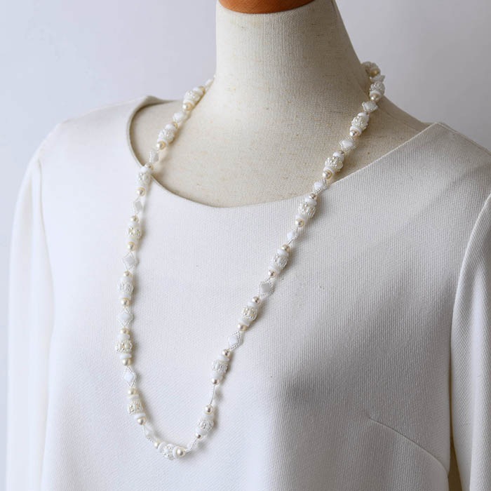 twinbead longnecklace  ںȡatelier embellirˡ