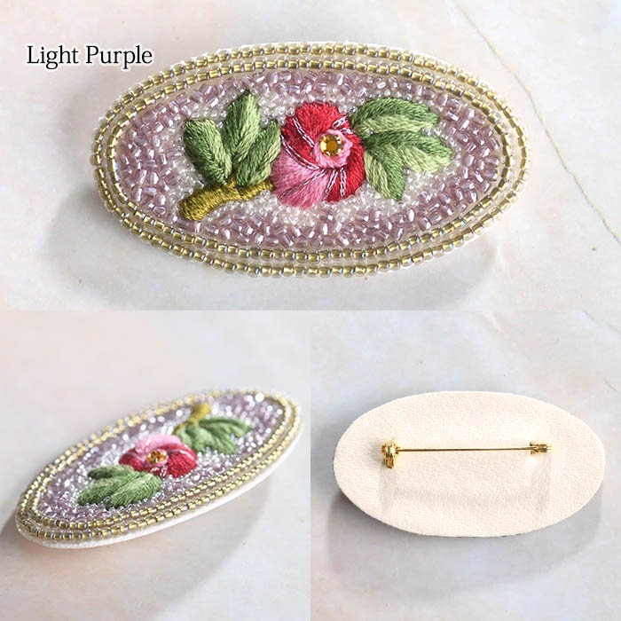 Rose Embroidary ںȡͧ(Heliotrope)