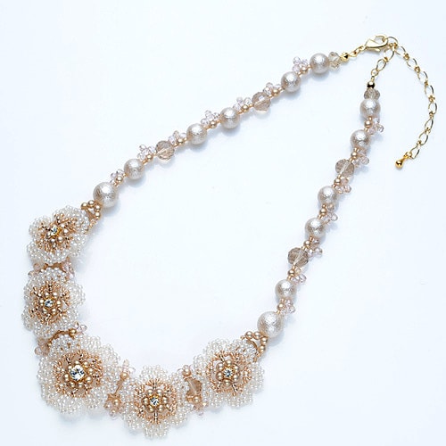 Lace Flower Necklace  N-87 �ں�ȡ�Shinon*  ���襤���Τ֡�