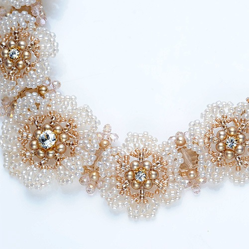 Lace Flower Necklace  N-87 �ں�ȡ�Shinon*  ���襤���Τ֡�