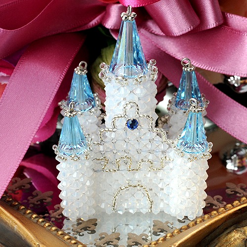 ☆12/4 再入荷☆ お城 ホワイトオパール 【作家：ちばのぶよ