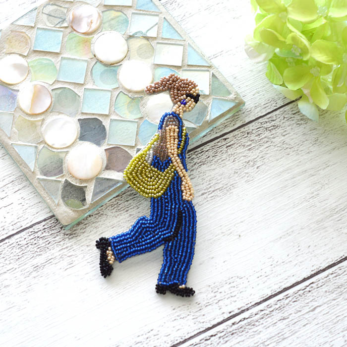 【30セット】ブローチ台 手作り ブローチ キット（できあがりサイズ約44mm）