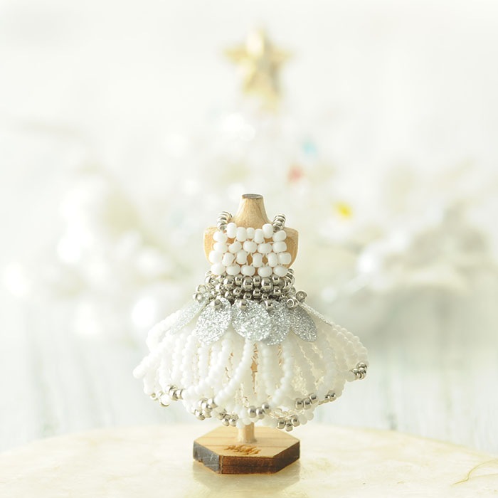 ��12/18 �����١� �ӡ������ƥå��Ǻ��ϥ˥���ȥ륽���ɥ쥹���Υ��롦�ۥ磻�ȡ� �ں�ȡ�����������Mai My Beads�ˡ�