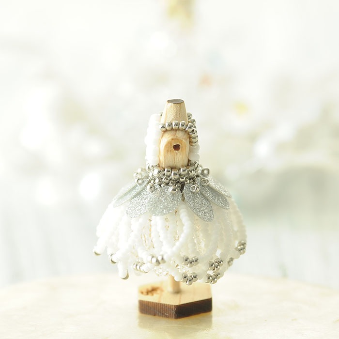 ��12/18 �����١� �ӡ������ƥå��Ǻ��ϥ˥���ȥ륽���ɥ쥹���Υ��롦�ۥ磻�ȡ� �ں�ȡ�����������Mai My Beads�ˡ�