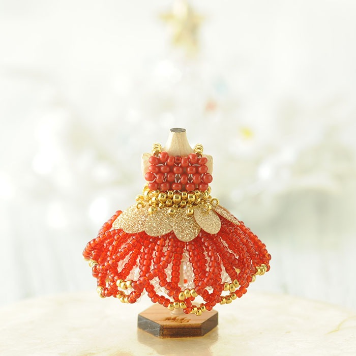 ��12/18 �����١� �ӡ������ƥå��Ǻ��ϥ˥���ȥ륽���ɥ쥹���Υ��롦��åɡ�  �ں�ȡ�����������Mai My Beads�ˡ�