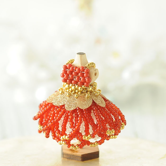 ��12/18 �����١� �ӡ������ƥå��Ǻ��ϥ˥���ȥ륽���ɥ쥹���Υ��롦��åɡ�  �ں�ȡ�����������Mai My Beads�ˡ�