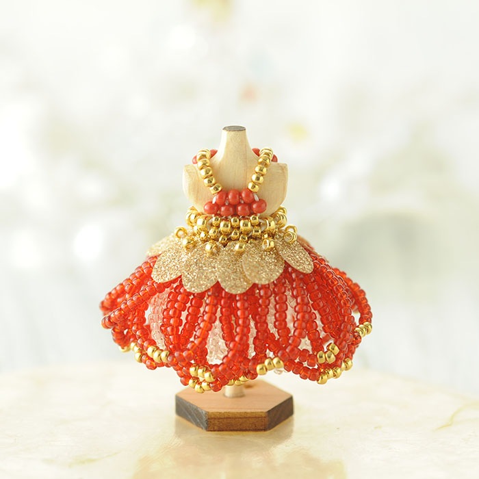 ��12/18 �����١� �ӡ������ƥå��Ǻ��ϥ˥���ȥ륽���ɥ쥹���Υ��롦��åɡ�  �ں�ȡ�����������Mai My Beads�ˡ�