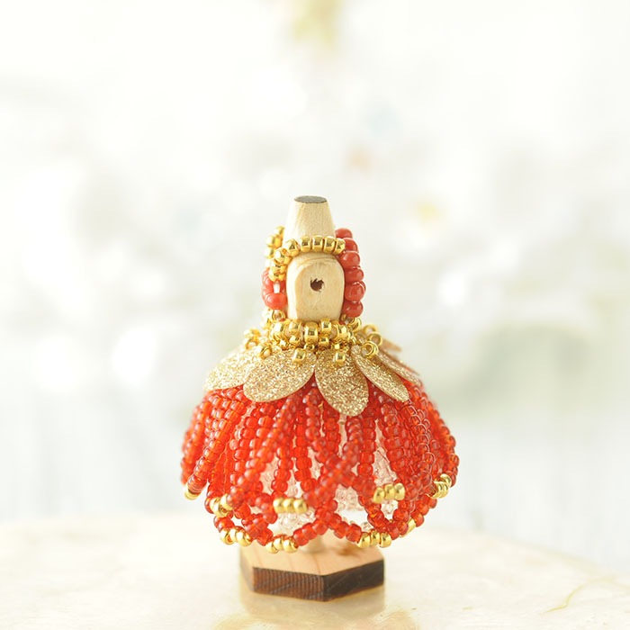 ��12/18 �����١� �ӡ������ƥå��Ǻ��ϥ˥���ȥ륽���ɥ쥹���Υ��롦��åɡ�  �ں�ȡ�����������Mai My Beads�ˡ�