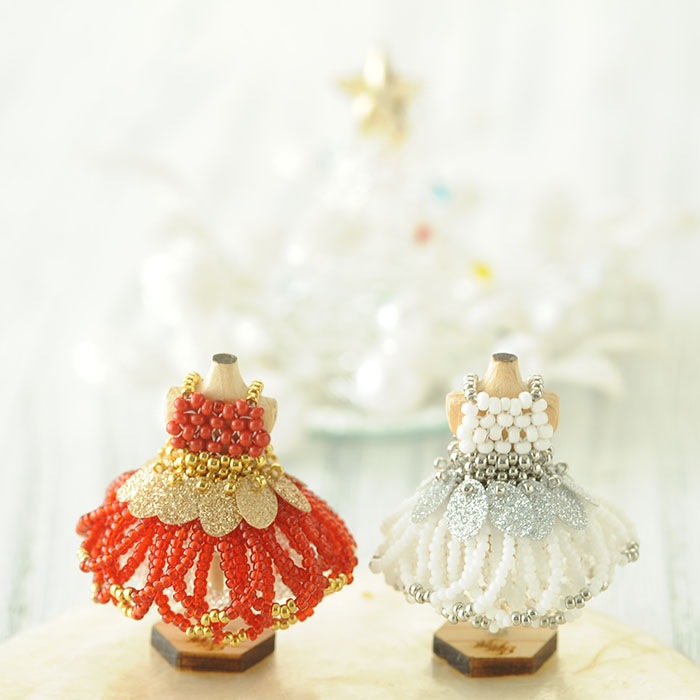 ��12/18 �����١� �ӡ������ƥå��Ǻ��ϥ˥���ȥ륽���ɥ쥹���Υ��롦��åɡ�  �ں�ȡ�����������Mai My Beads�ˡ�