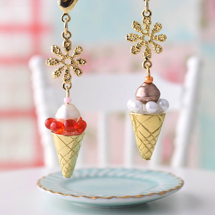 ポメころび様　アイスクリームチャーム　アイスクリームコーン ポメころび様 アイスクリームチャーム アイスクリームコーン