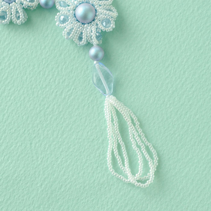 petitflower necklace ����ǥ���ȥ饤�ȥ֥롼  �ں�ȡ�����������atelier embellir�ˡ�