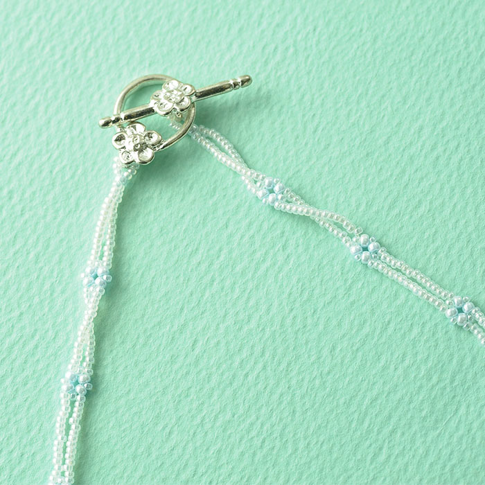 petitflower necklace ����ǥ���ȥ饤�ȥ֥롼  �ں�ȡ�����������atelier embellir�ˡ�