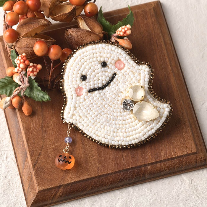 おばけちゃんブローチ 【作家：ちばのぶよ】 | アイテムで探す