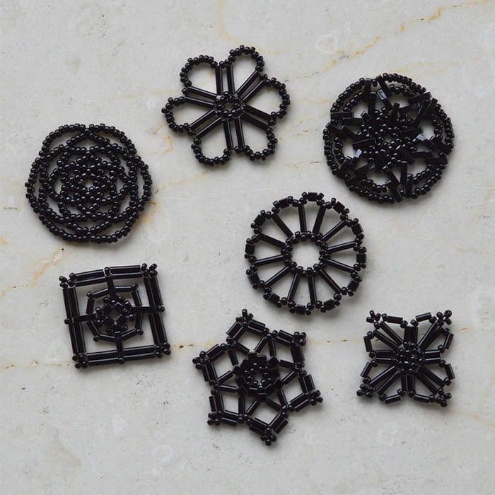 ビーズファクトリー ビーズレーシングセット ブラック H7590//2