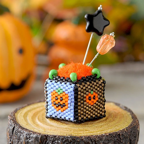 Pumpkin pincushion ��mini��  �ں�ȡ����ΤϤ�ߤ��Little��B��.�ˡ�