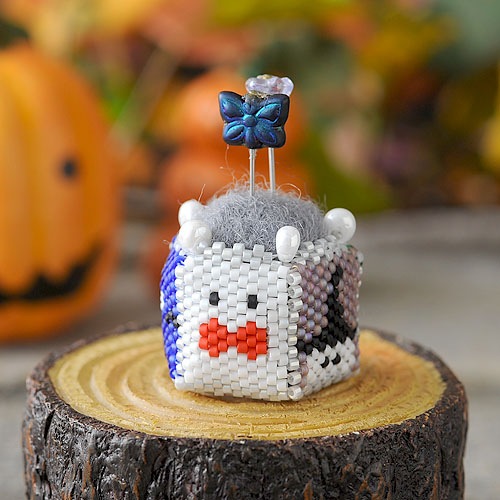 Ghost pincushion ��mini��  �ں�ȡ����ΤϤ�ߤ��Little��B��.�ˡ�