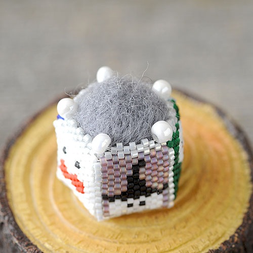 Ghost pincushion ��mini��  �ں�ȡ����ΤϤ�ߤ��Little��B��.�ˡ�
