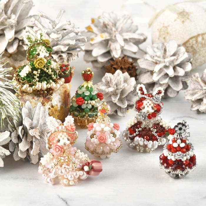 ��11/28 NEW�� Xmas���٥��ʥ������Υܥ�ͥåȡ� �ں�ȡ�Lovely����������դ��������