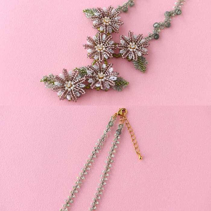 Flower motif necklace  �ں�ȡ�����������atelier embellir�ˡ�
