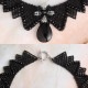 Black lacey necklace  �ں�ȡ�����������atelier embellir�ˡ�