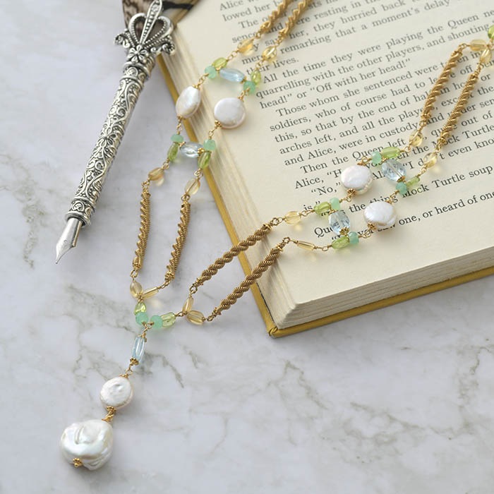 オンディーヌ～上質天然石とコイルワイヤーで作るマーメイド