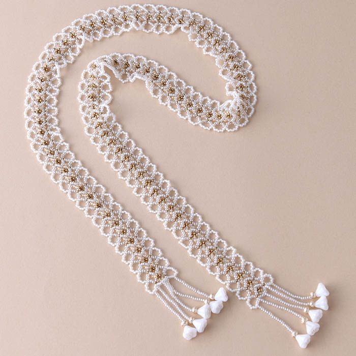White lace Lariat �ں�ȡ�����������atelier embellir�ˡ�