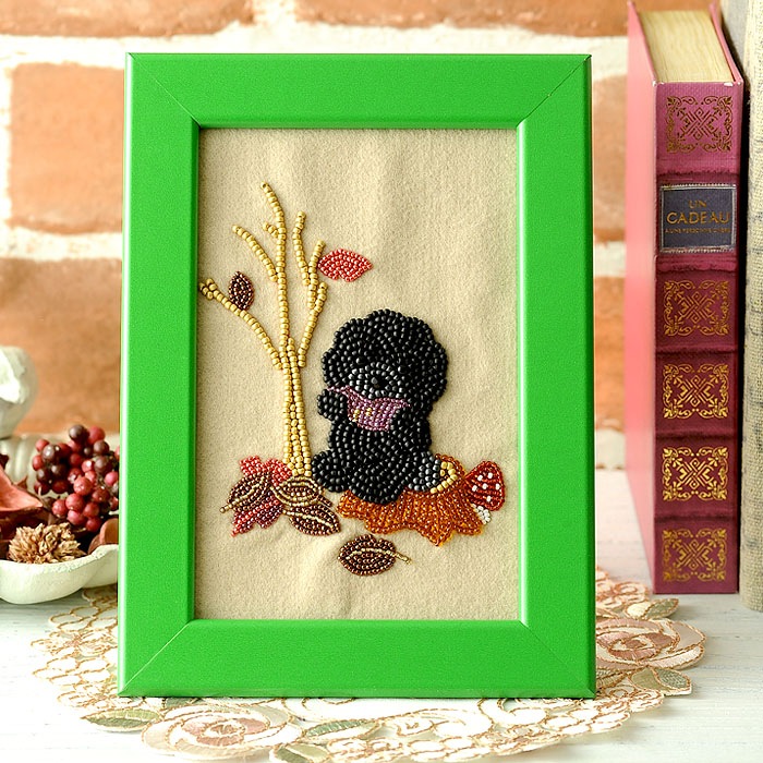 黒プードル ヒューの12ヶ月シリーズ ～11月 深秋 秋のある日