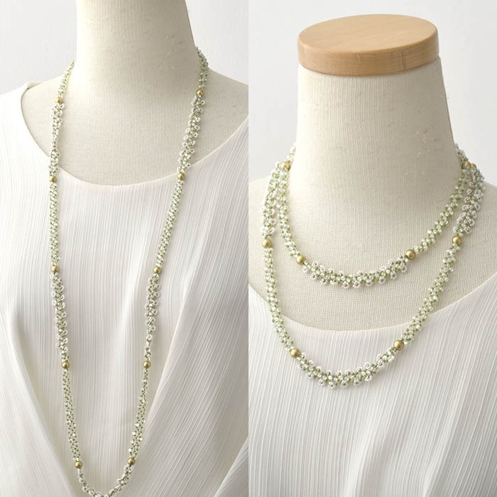 triangle daisy necklace  ںȡatelier embellirˡ