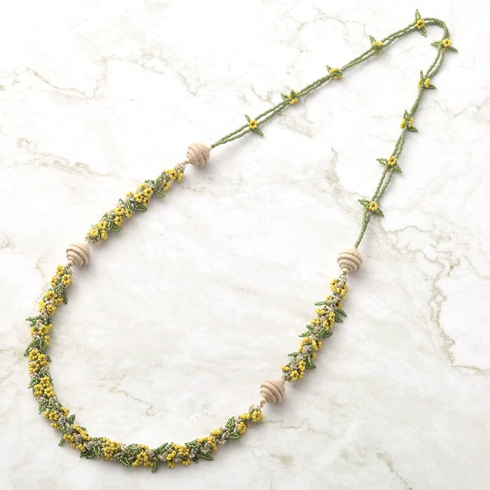 Daisy flowertube necklace  ںȡatelier embellirˡ