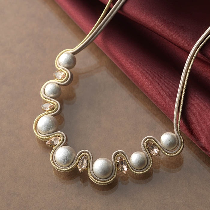 soutache jewelry  ma princess ���ޡ��ץ�󥻥��� �ں�ȡ�Miki Kanai��Beads mode C'est la vie�ˡ�