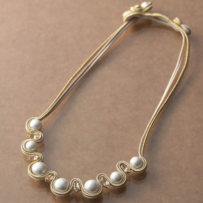 soutache jewelry  ma princess ���ޡ��ץ�󥻥��� �ں�ȡ�Miki Kanai��Beads mode C'est la vie�ˡ�