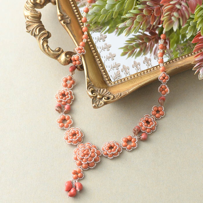 30 Off コーラルオレンジローズネックレス N 170 作家 Shinon あわいしのぶ アイテムで探す アクセサリーキット ネックレス ペンダント フェミニン エレガント Beadsmania 30 Off コーラルオレンジローズネックレス N 170 作家 Shinon あわいしのぶ アイテムで探す アクセサリーキット ネックレス ペンダント フェミニン エレガント Beadsmania