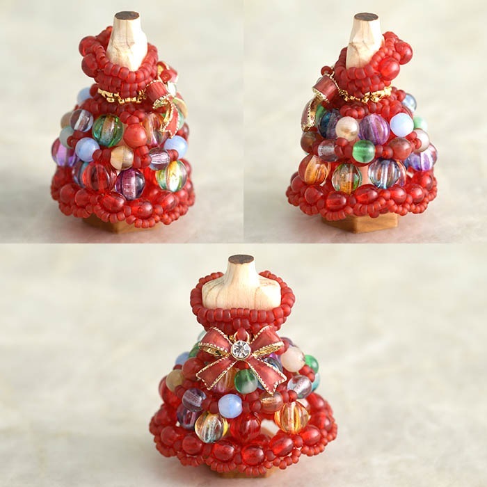 ��12/18 �����١� �ӡ������ƥå��Ǻ��ϥ˥���ȥ륽���ɥ쥹�������ͥå�����åɡ�  �ں�ȡ�����������Mai My Beads�ˡ�