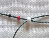 C-LON ビーズコード　ココア　1スプール