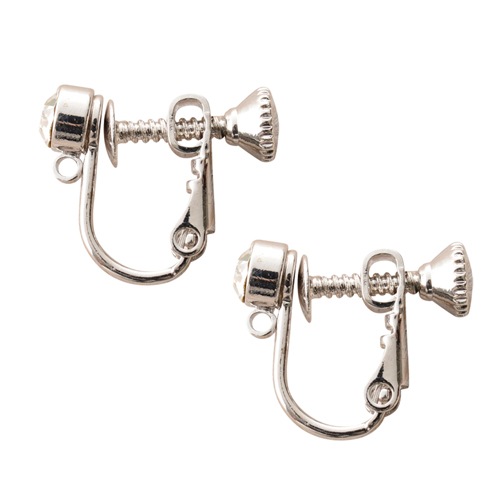 国産 イヤリング ネジバネ 石付 ゴールド | ・基礎金具 | X-SENSE