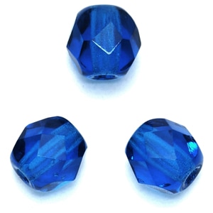 ファイアポリッシュ/ノーマル カプリブルー 3-12mm【在庫限り チェコ