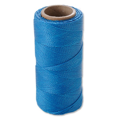 マクラメワックスコード 大巻/ターコイズブルー 全2サイズ (Col.No.707