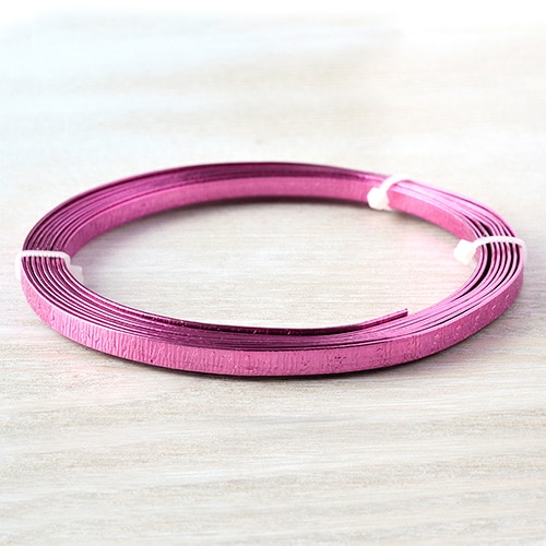 YOGOXアルミフラットワイヤー ピンク | ・テグス・ワイヤー・コード類