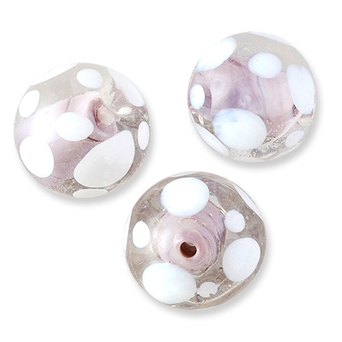 限定②高級螺旋模様トンボ玉＆アルミビーズのボールペン❤ 企画展