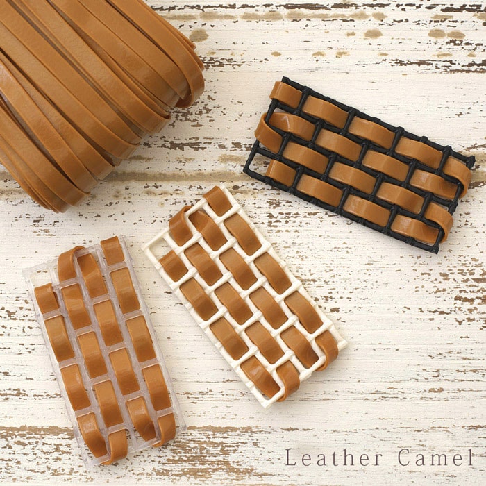 在庫限り】イロハコード 5mm レザー調キャメル【irohacord